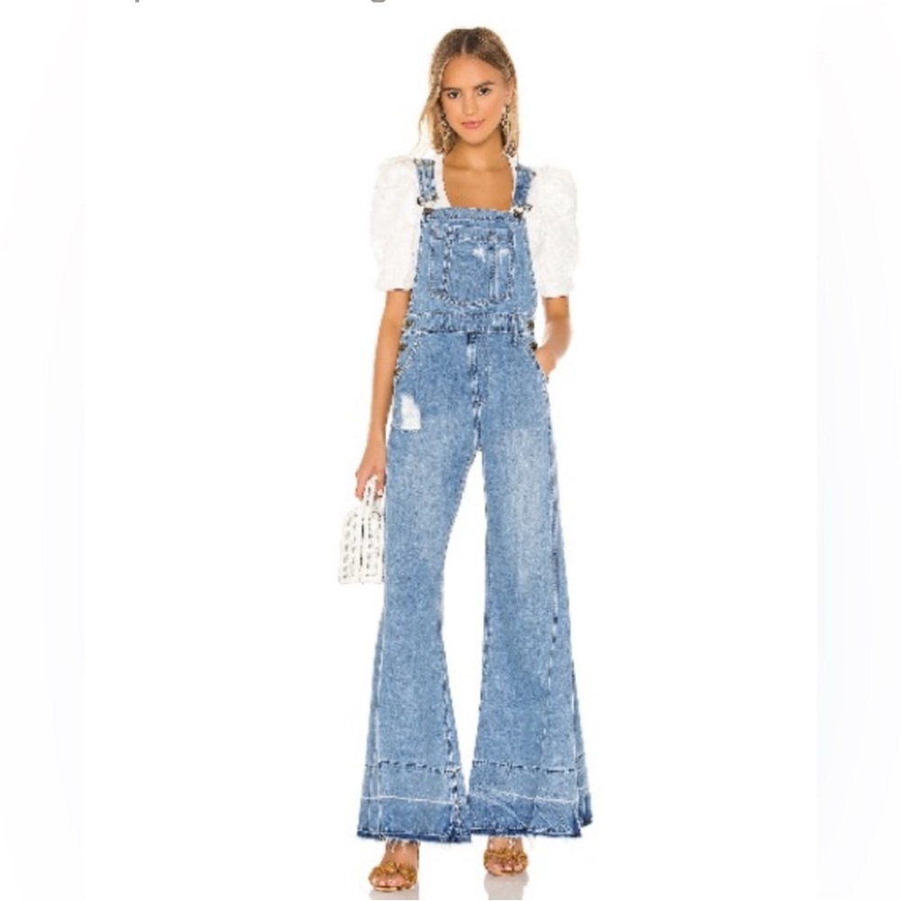 Show me your mumu San Fran Denim Overalls